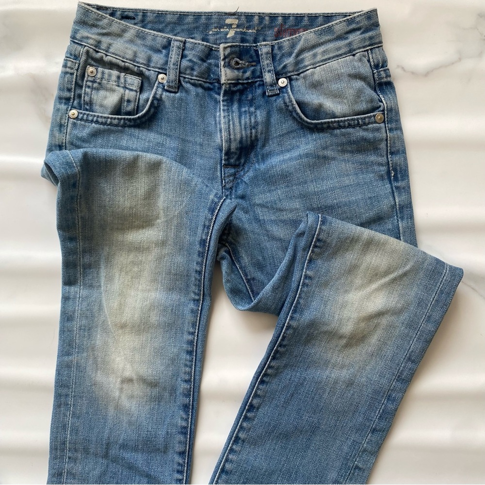 7 for all mankind boys slim size 8 jeans